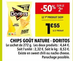Supeco Doritos Chips goût nature offre