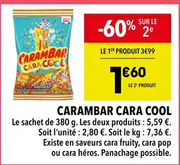 Supeco Carambar Carambar Cara Cool offre