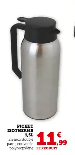 Super U Pichet isotherme 1,5l offre