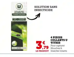 Super U U 4 Pièges Collants Vitres offre