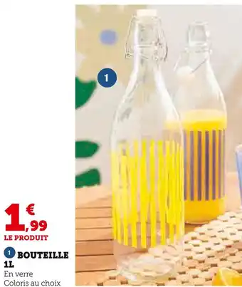 Super U Bouteille 1l offre