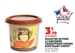 Super U Charcuterie cosmes bleu blanc coeur offre