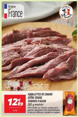 Netto Aiguillettes de canard extra tendre canards d'auzan offre