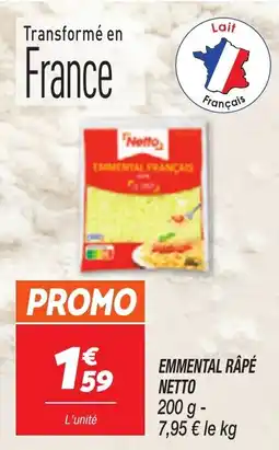 Netto NETTO Emmental râpé offre