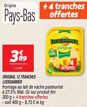Netto LEERDAMMER Original 12 tranches offre