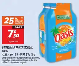 Netto OASIS Boisson aux fruits tropical offre