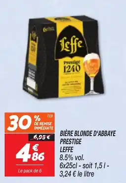 Netto LEFFE Bière blonde d'abbaye prestige offre