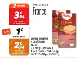 Netto NETTO Croque-monsieur à la béchamel offre