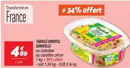 Netto BONDUELLE Taboulé oriental offre