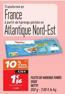 Netto NETTO Filets de harengs fumés doux offre