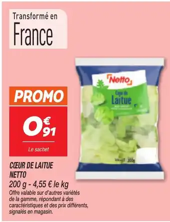 Netto NETTO Cœur de laitue offre