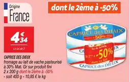Netto CAPRICE DES DIEUX offre