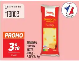 Netto NETTO Emmental portion offre