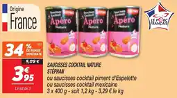 Netto STÉPHAN Saucisses cocktail nature offre