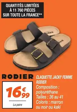 Netto RODIER Claquette jacky femme offre