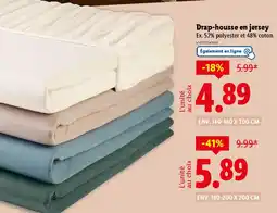 Lidl LIVARNO HOME Drap-housse en jersey offre