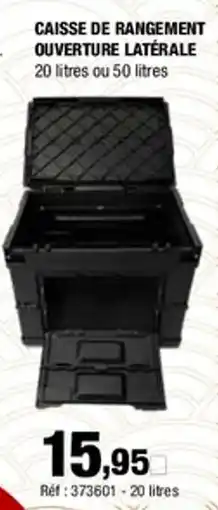Autobacs Caisse de rangement ouverture latérale offre