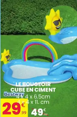 Stokomani BESTWAY Le bougeoir cube en ciment offre