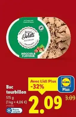 Lidl Bon gelati - bac tourbillon offre
