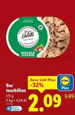 Lidl Bon gelati - bac tourbillon offre