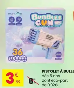 Stokomani Pistolet à bulles offre