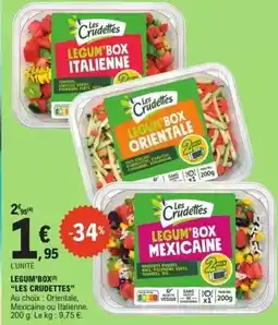 E.Leclerc Les crudettes - legumi box offre