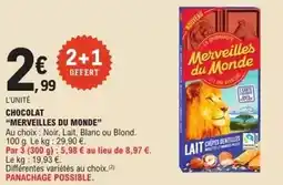 E.Leclerc Merveilles du monde - chocolat offre