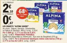 Alpina - les crozets savoie