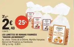 E.Leclerc Jacquemart - les lunettes de romans fourrées offre
