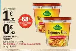 E.Leclerc Kühne - oignons frits offre