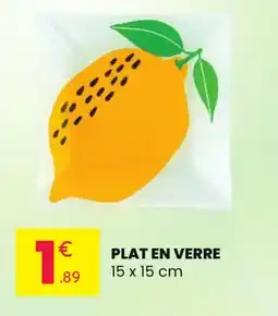Stokomani Plat en verre 15 x 15 cm offre