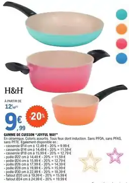 E.Leclerc Way - gamme de cuisson joyful wa offre