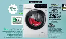 Blanc Brun Aeg - lave-linge offre