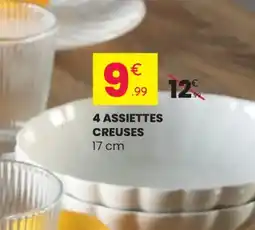 Stokomani 4 assiettes creuses 17 cm offre