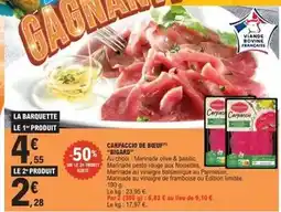 E.Leclerc Bigard - carpaccio de boeuf offre