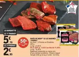 E.Leclerc Charal - pavés de bœuf x2 offre