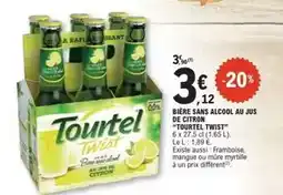 E.Leclerc Tourtel twist - bière sans alcool au jus de citron offre
