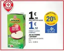 E.Leclerc E.leclerc - jus de pomme offre