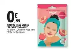 E.Leclerc French tendance - masque tissu visage offre