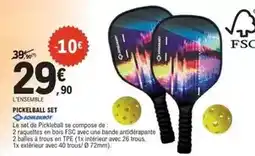 E.Leclerc Pickeball set offre