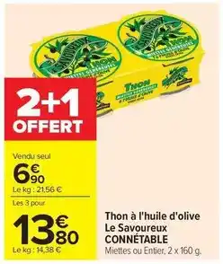 E.Leclerc Sergio tacchini - boxer ou lot de 3 paires de chaussettes homme offre