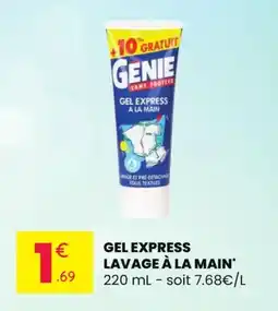 Stokomani GENIE Gel express lavage à la main offre