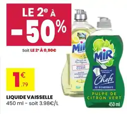 Stokomani MIR Liquide vaisselle offre