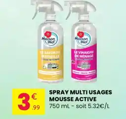 Stokomani MAISON NET Spray multi usages mousse active offre