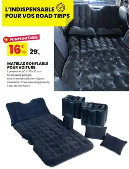 Stokomani Matelas gonflable pour voiture offre