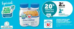 U Express Creme liquide uht fluide et legere u bleu blanc coeur offre
