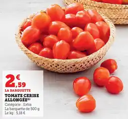 U Express Tomate cerise allongée offre