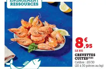 U Express Crevettes cuites offre