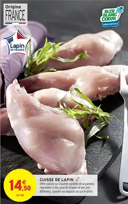 Intermarché Cuisse de lapin offre