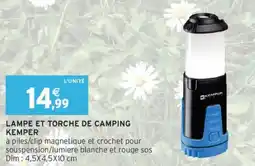 Intermarché Lampe et torche de camping kemper offre